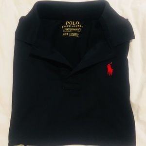 Little boys polo performance shirt